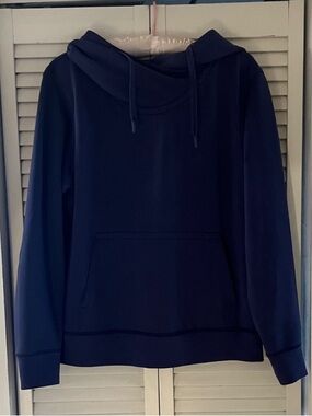 Lululemon Blue Scuba Crossover Hoodie